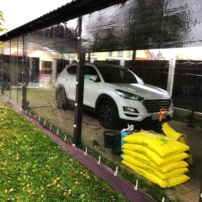 Мягкие окна для навеса и автонавеса (гаража) от производителя